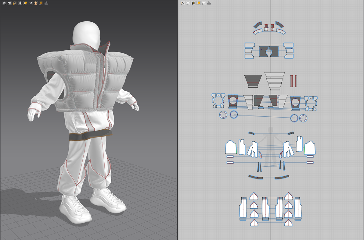 Marvelous Designer pattern 01